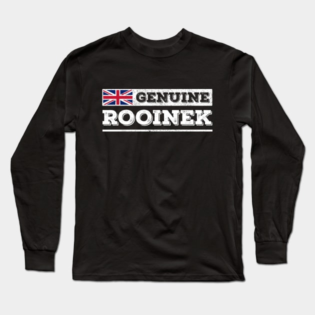 Genuine Rooinek design with Union Jack Long Sleeve T-Shirt by RobiMerch